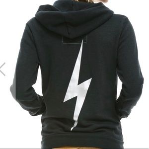 Aviator nation zip up hoodie